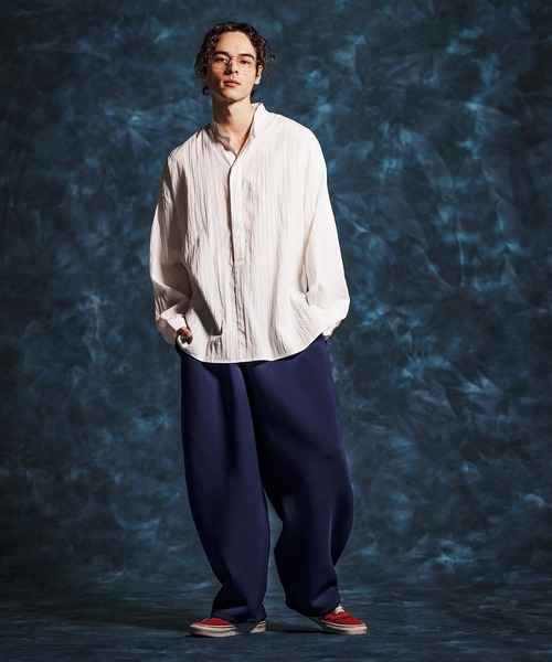 Jih Nunc（ジーヌンク） パンツ mp14516- ポンチ刺繍バルーンパンツ