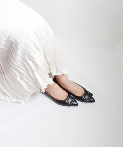 「Fabio Rusconi」 フラットパンプス 38 グリーン レディース_画像7