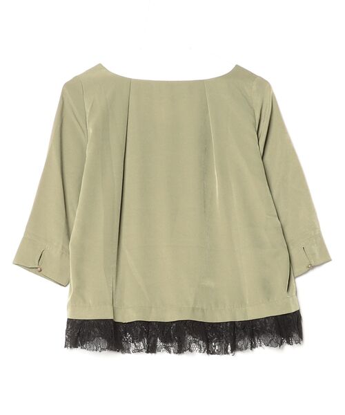 「SHEINAR」 長袖ブラウス FREE グリーン レディース_画像2