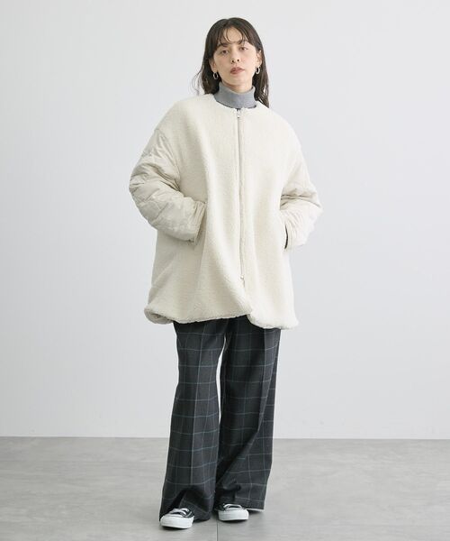 「AMERICAN HOLIC」 中綿ブルゾン M モカ レディース_画像5