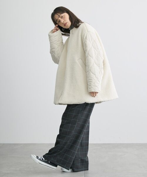 「AMERICAN HOLIC」 中綿ブルゾン M モカ レディース_画像6