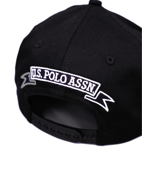 「U.S. POLO ASSN.」 キャップ FREE ブラック メンズ_画像6