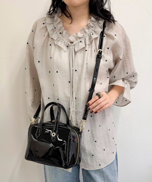 「fredy emue」 2WAYバッグ FREE ブラック レディース_画像9