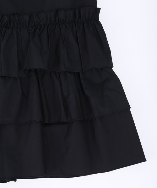 「WC」 フリルスカート FREE ブラック レディース_画像7