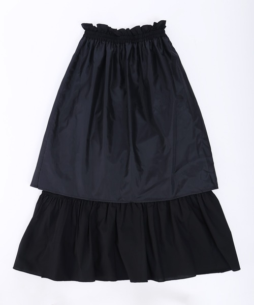 「WC」 フリルスカート FREE ブラック レディース_画像9