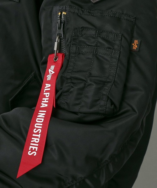 「Alpha Industries」 ナイロンブルゾン LARGE グレー メンズの画像