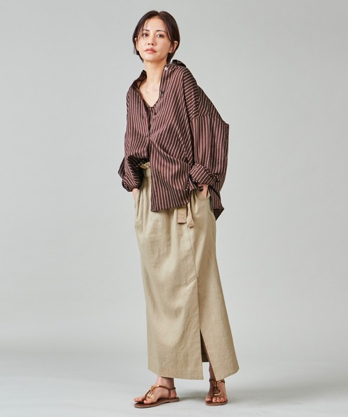 「marmors」 長袖シャツ 36 ベージュ レディース_画像3