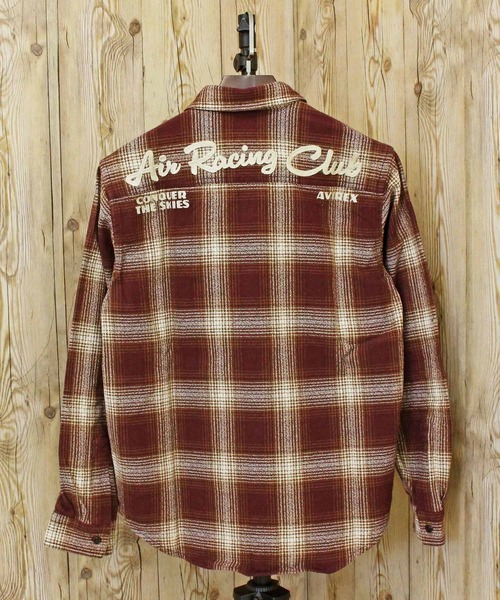 シャツ -A.A.R.C-OMBRE CHECK EMB SHIRT メンズ レディースの画像