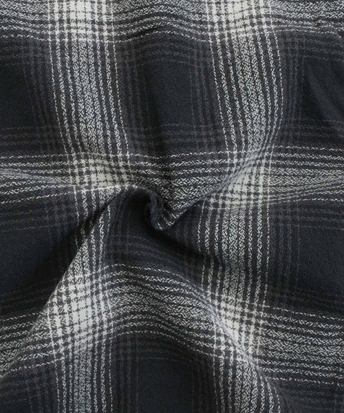 シャツ -A.A.R.C-OMBRE CHECK EMB SHIRT メンズ レディースの画像
