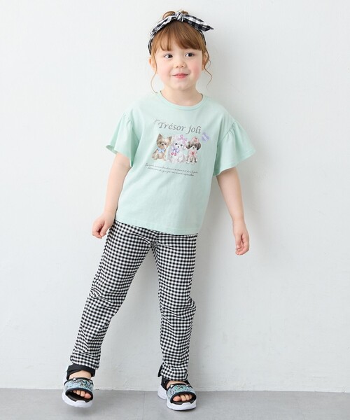 ANY（エニィ） パンツ ときめきストレッチ 総柄パンツ キッズ 子供服