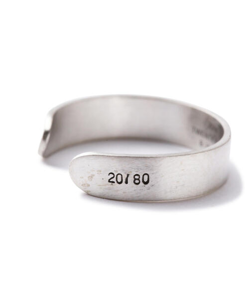 80s silver925 バングル/ リング 2種 10号まとめ売り 20/80（トゥエンティーエイティー） 指輪 リング 「20/80」トゥエ