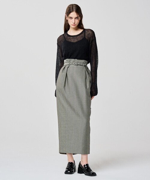 「uncrave」 長袖ニット 1 グレー レディース_画像7