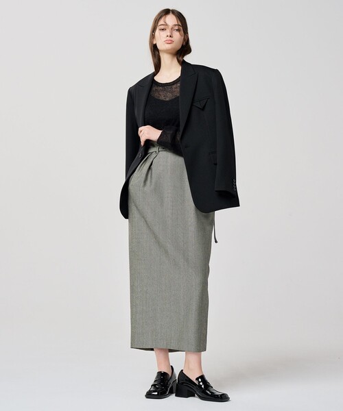 「uncrave」 長袖ニット 1 グレー レディース_画像8