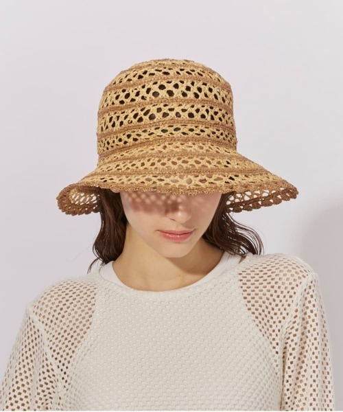 シャポードオーChapeau d' O 麦わら帽子 Chapeau d' O（シャポードオー） 帽子 ハット レディース Raffia Lace