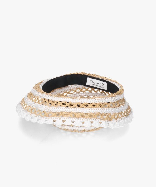 Chapeau d' O（シャポードオー） 帽子 ハット レディース Raffia Lace