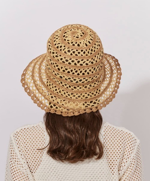 Chapeau d' O（シャポードオー） 帽子 ハット レディース Raffia Lace