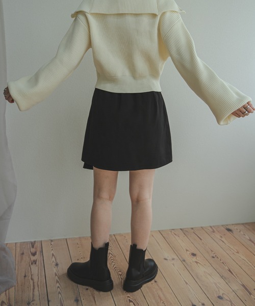 「bohmal」 キュロット MEDIUM ブラック レディース_画像8