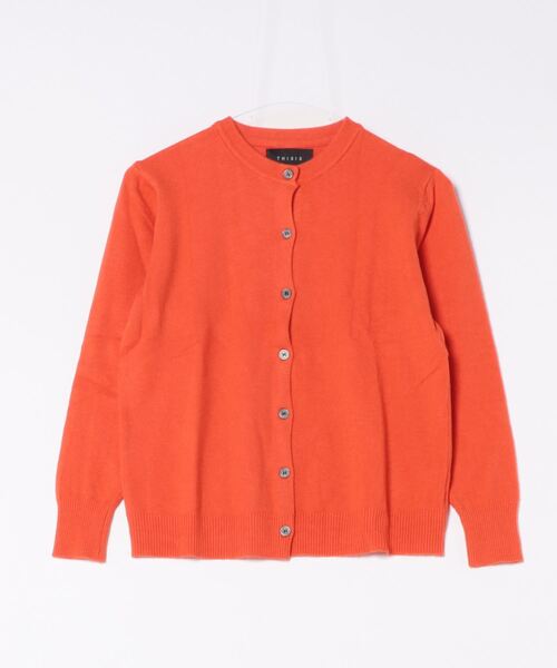 「INASTUDIOS」 ニットカーディガン LARGE レッド レディース
