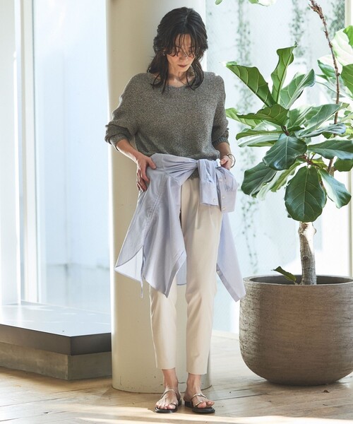 qualite（カリテ）　2WAYストレッチタックパンツ qualite（カリテ） パンツ 「大人気パンツが今年も登場！新色追加