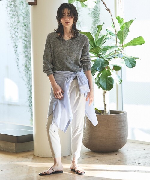 qualite（カリテ）　2WAYストレッチタックパンツ qualite（カリテ） パンツ 「大人気パンツが今年も登場！新色追加