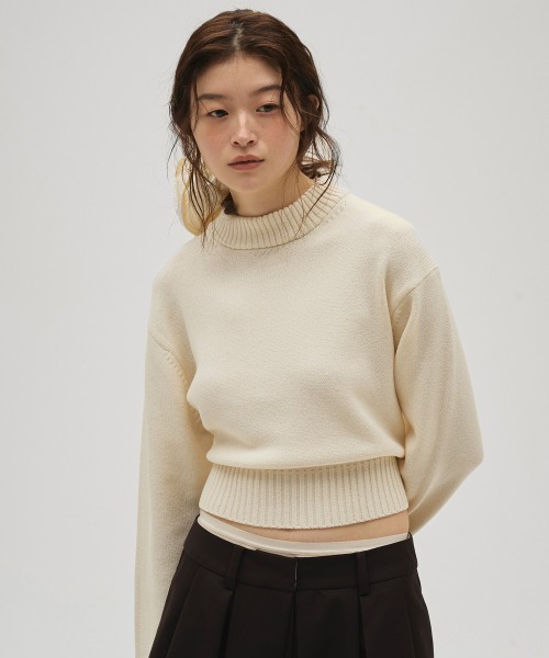 ニット/セーター todayful 2way Slub Knit TODAYFUL ニット セーター Crewneck Slub Knit レディース : ZOZOTOWN
