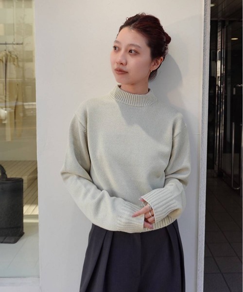 TODAYFUL ニット セーター Crewneck Slub Knit レディース : ZOZOTOWN
