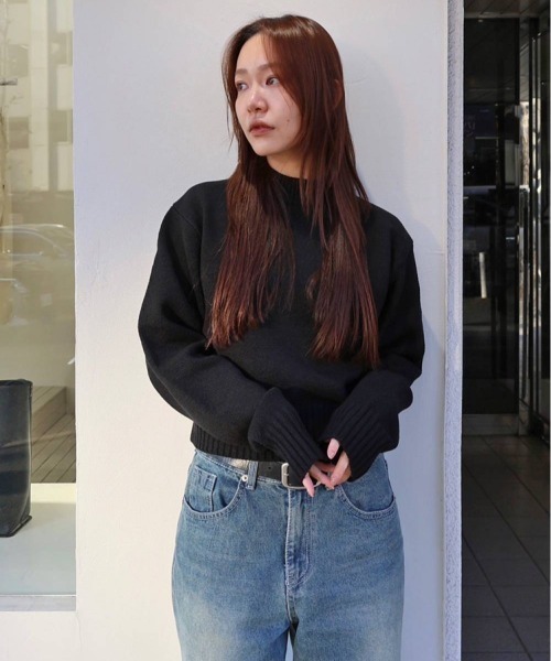 TODAYFUL ニット セーター Crewneck Slub Knit レディース : ZOZOTOWN