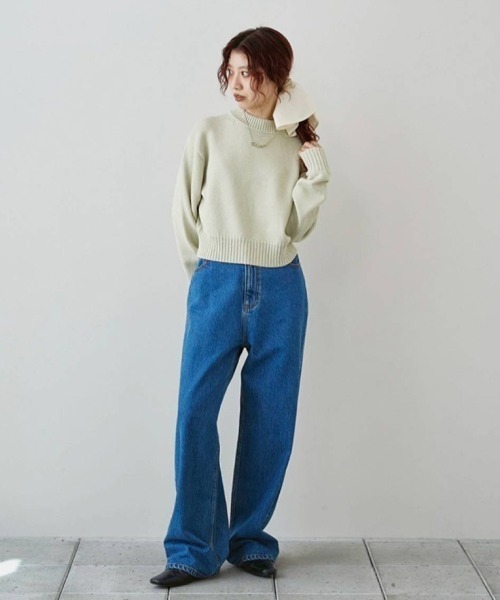 ニット/セーター todayful 2way Slub Knit TODAYFUL ニット セーター Crewneck Slub Knit レディース : ZOZOTOWN