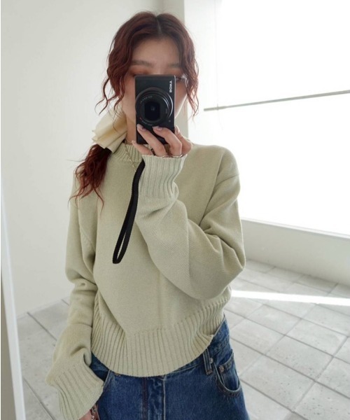 TODAYFUL ニット セーター Crewneck Slub Knit レディース : ZOZOTOWN