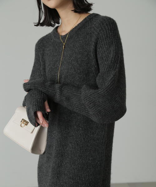 「FREE'S MART」 ニットワンピース MEDIUM グリーン レディース_画像5