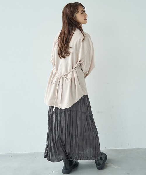 「mil」 長袖ブラウス S アイボリー レディース_画像6