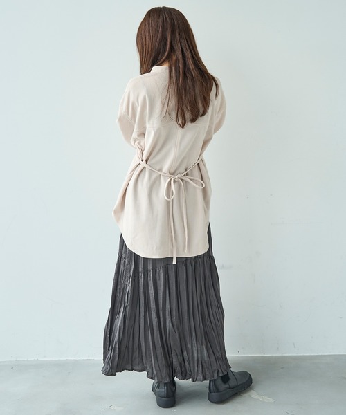 「mil」 長袖ブラウス S アイボリー レディース_画像7