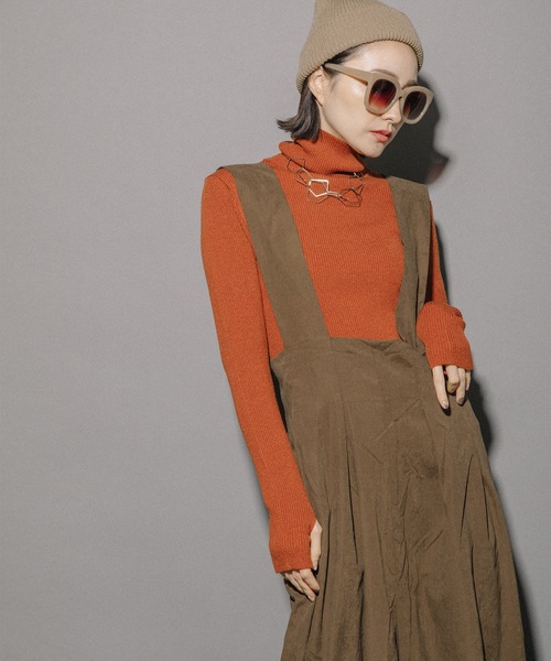 「miniyu」 パンツ MEDIUM ホワイト系その他 レディース_画像3