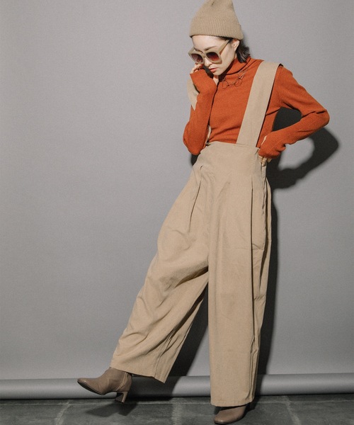 「miniyu」 パンツ MEDIUM ホワイト系その他 レディース_画像5