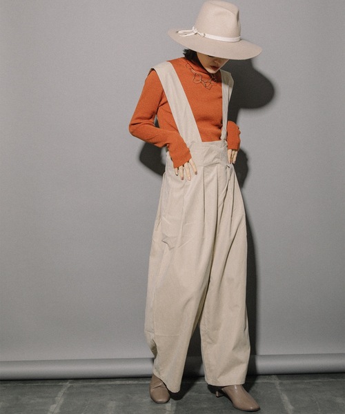 「miniyu」 パンツ MEDIUM ホワイト系その他 レディース_画像9