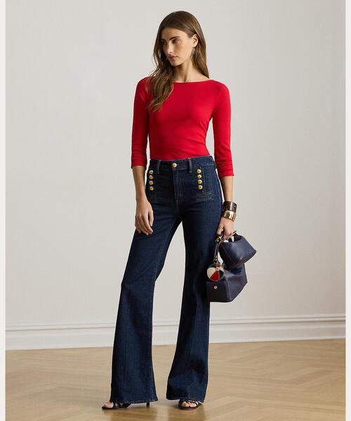 LAUREN RALPH LAUREN（ローレン ラルフローレン） tシャツ リブニット