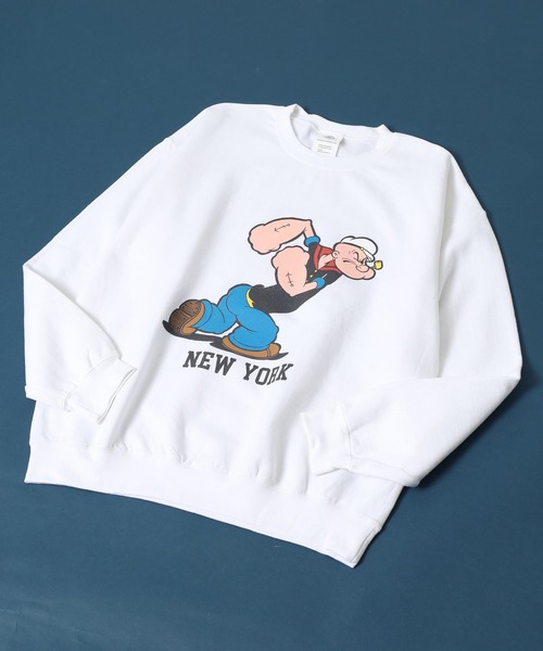 Goodwear（グッドウェア） トレーナー スウェット 裏起毛 POPEYE PT 