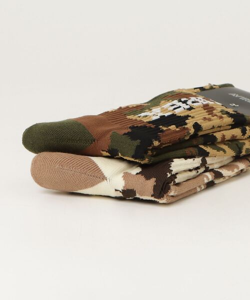 AVIREX（アヴィレックス） 靴下 CAMOUFLAGE SOCKS 2PACK‐SET