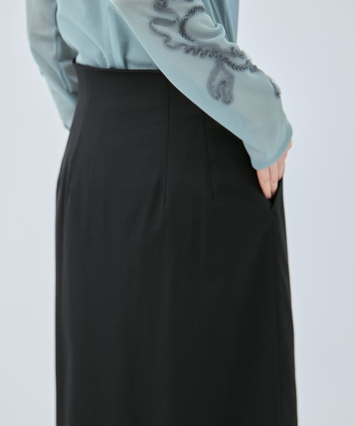 【MURRAL】Cucurbita embroidered skirt　黒 MURRAL(ミューラル)】 Cucurbita embroidered skirt｜PARIGOT ONLINE