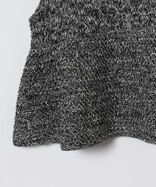 ベスト ジレ 2WAYコットンメランジニットNS/672140 レディースの画像
