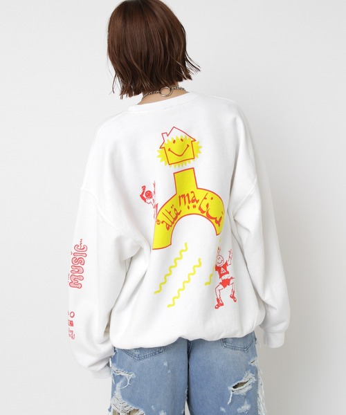 「RNA」 スウェットカットソー MEDIUM ホワイト レディース_画像9