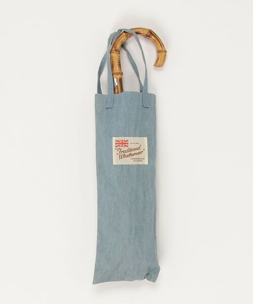 【新品】Traditional Weatherwear 軽量 折り畳み傘 ブルー Traditional Weatherwear（トラディショナル ウェザーウェア