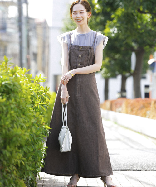 URBAN RESEARCH ROSSO WOMEN」 サロペットスカート「Leeコラボ」 SMALL
