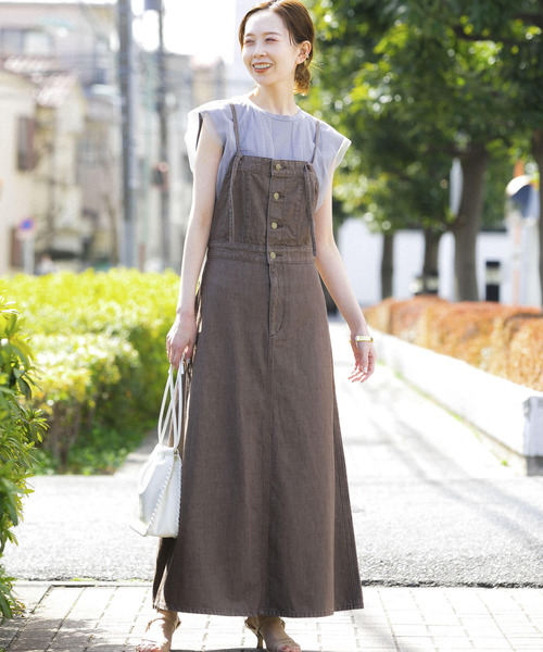 URBAN RESEARCH ROSSO WOMEN」 サロペットスカート「Leeコラボ」 SMALL