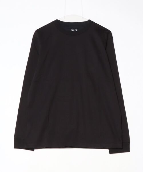 「SHIPS Colors」 長袖Tシャツ X-LARGE ブラック メンズ_画像2