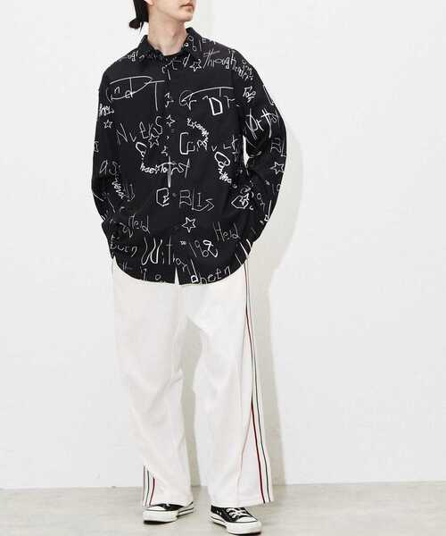 「CONVERSE TOKYO」 長袖シャツ FREE ホワイト メンズ_画像7