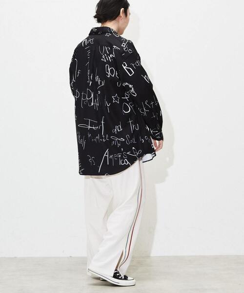 「CONVERSE TOKYO」 長袖シャツ FREE ホワイト メンズ_画像8