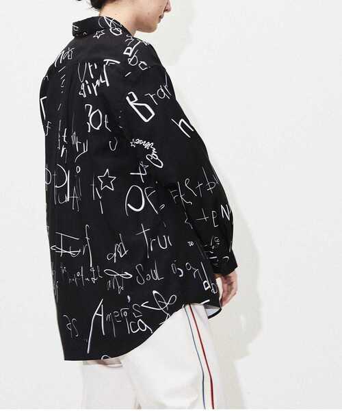 「CONVERSE TOKYO」 長袖シャツ FREE ホワイト メンズ_画像9