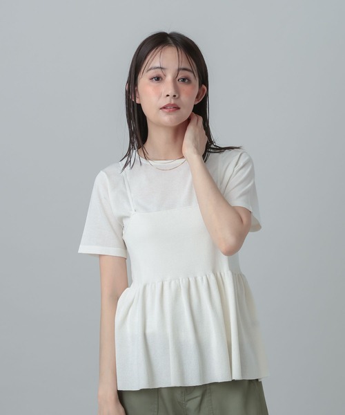 GLOBAL WORK（グローバルワーク） tシャツ 半袖 MATINEE LINE/サマー