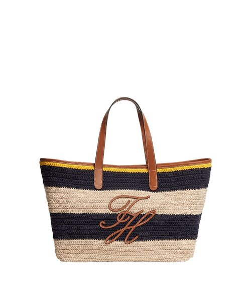 【新品未使用】   トミーヒルフィガー  トートバッグ TOMMY HILFIGER（トミー・ヒルフィガー） トートバッグ クロシェマリン